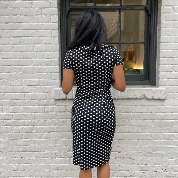 50s style cute polka dot dress - Picture 4 of 5